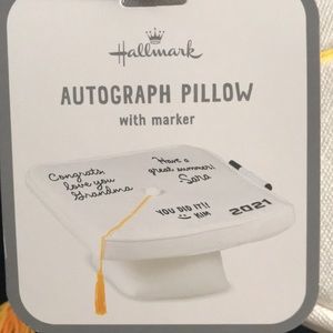 Brand new Autograph pillow with marker